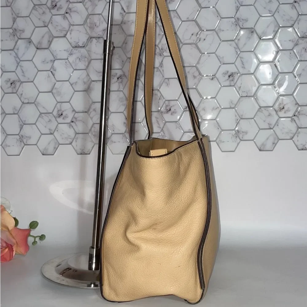 NWT Michael Kors Whitney Tan Leather Tote Bag